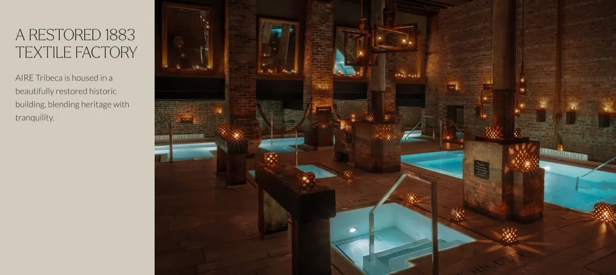 AIRE Ancient Baths, Tribeca, New York